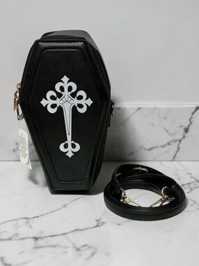 KBW Global Corp. Halloween Gothic Casket Purse Crossbody Bag